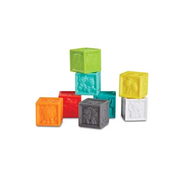 Infantino set gumenih drugara, loptica i kockica 115172-2 Infantino set gumenih drugara, loptica i kockica 115172-2