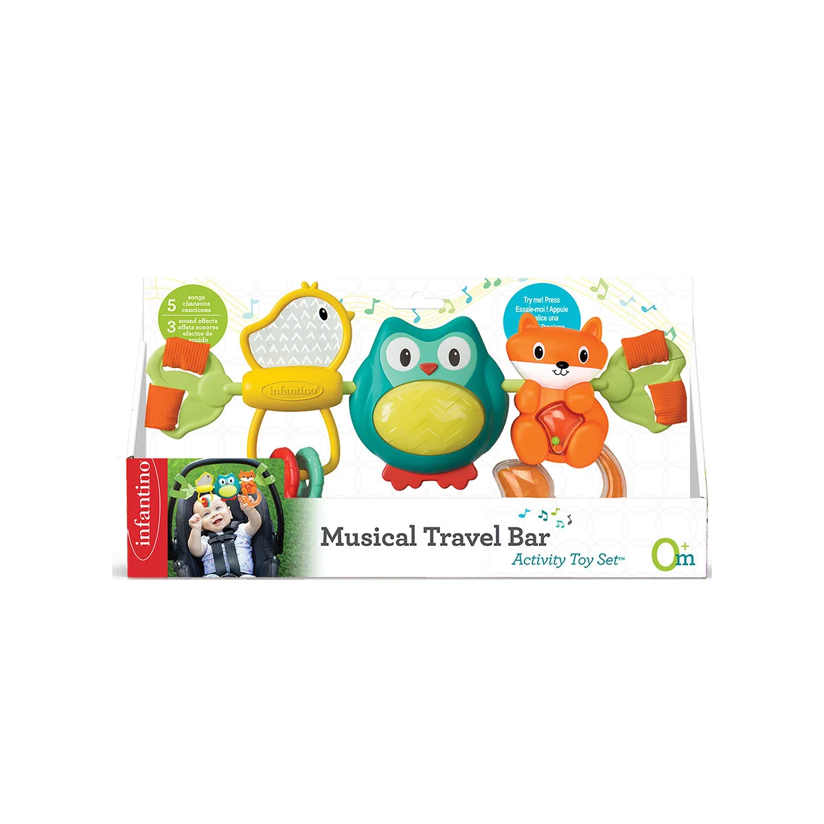 Infantino zvečka Drugari 115117-3 Infantino zvečka Drugari 115117-3