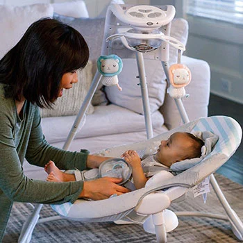 Kids II Ingenuity ljuljaška za bebe landry the lion -8 Kids II Ingenuity ljuljaška za bebe landry the lion -8