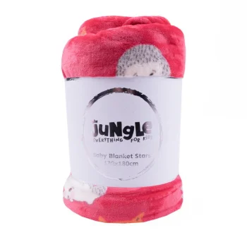 Jungle dečije ćebe 130x180cm lisica i jež 31000705 Jungle dečije ćebe 130x180cm lisica i jež 31000705