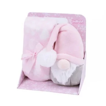 Jungle ćebe sa igračkom čovečuljak rozi 31000687 Jungle ćebe sa igračkom čovečuljak rozi 31000687