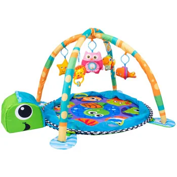 Jungle podloga kornjača sa gimnastikom i lopticama 013011-1 Jungle podloga kornjača sa gimnastikom i lopticama 013011-1