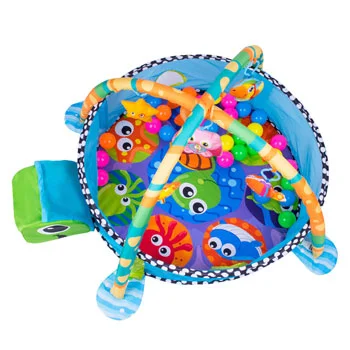 Jungle podloga kornjača sa gimnastikom i lopticama 013011-2 Jungle podloga kornjača sa gimnastikom i lopticama 013011-2