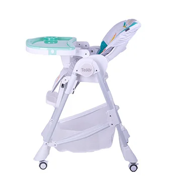 Jungle višepoložajna hranilica Teddy tirkiz, 6m+ 010273-3 Jungle višepoložajna hranilica Teddy tirkiz, 6m+ 010273-3