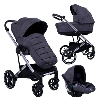 Jungle kolica Motto 3U1-G sivi ram, 0m+ 410017 Jungle kolica Motto 3U1-G sivi ram, 0m+ 410017