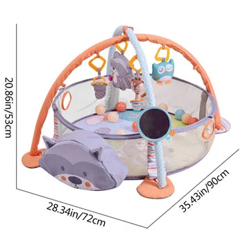 Jungle podloga za igranje sa gimnastikom i lopticma Konig kids 012422-4 Jungle podloga za igranje sa gimnastikom i lopticma Konig kids 012422-4