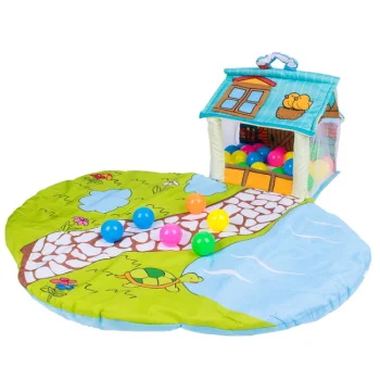 Jungle gimnastika sa kućicom i lopticama plava JL625-1A Jungle gimnastika sa kućicom i lopticama plava JL625-1A