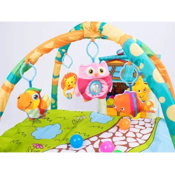 Jungle gimnastika sa kućicom i lopticama plava JL625-1A-2 Jungle gimnastika sa kućicom i lopticama plava JL625-1A-2