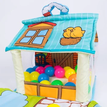 Jungle gimnastika sa kućicom i lopticama plava JL625-1A-3 Jungle gimnastika sa kućicom i lopticama plava JL625-1A-3