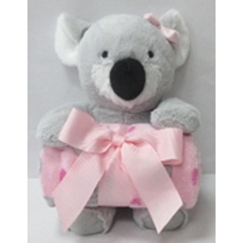 Jungle ćebe sa igračkom koala pink 31000835-1