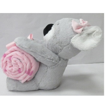 Jungle ćebe sa igračkom koala pink 31000835-2