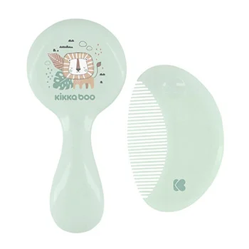 Kikka Boo četka i češalj sa prirodnim vlaknima Savanna mint-1 Kikka Boo četka i češalj sa prirodnim vlaknima Savanna mint-1