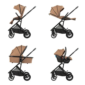 Kikka Boo dečija kolica 3u1 Cherie set sa autosedištem i tvrdom korpom beige-6 Kikka Boo dečija kolica 3u1 Cherie set sa autosedištem i tvrdom korpom beige-6