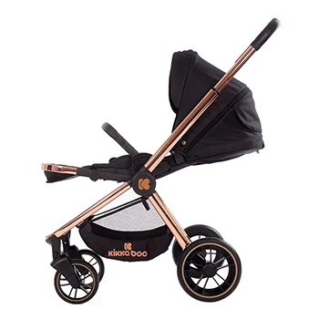 Kikka Boo dečija kolica Vicenza 3u1 set sa autosedištem i tvrdom korpom Premium black-4 Kikka Boo dečija kolica Vicenza 3u1 set sa autosedištem i tvrdom korpom Premium black-4