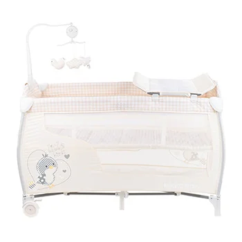 Kikka Boo prenosivi krevetac Dolce Sonno 2 nivoa birdy beige-3 Kikka Boo prenosivi krevetac Dolce Sonno 2 nivoa birdy beige-3
