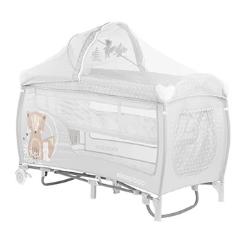 Kikka boo prenosivi krevetac Dolce Sonno PLUS Best Friends 2 nivoa grey Kikka boo prenosivi krevetac Dolce Sonno PLUS Best Friends 2 nivoa grey