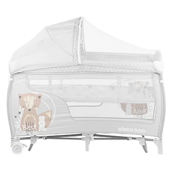 Kikka boo prenosivi krevetac Dolce Sonno PLUS Best Friends 2 nivoa grey-1 Kikka boo prenosivi krevetac Dolce Sonno PLUS Best Friends 2 nivoa grey-1