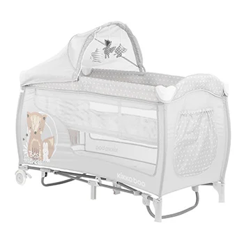Kikka boo prenosivi krevetac Dolce Sonno PLUS Best Friends 2 nivoa grey-2 Kikka boo prenosivi krevetac Dolce Sonno PLUS Best Friends 2 nivoa grey-2