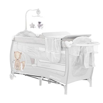 Kikka boo prenosivi krevetac Dolce Sonno PLUS Best Friends 2 nivoa grey-4 Kikka boo prenosivi krevetac Dolce Sonno PLUS Best Friends 2 nivoa grey-4