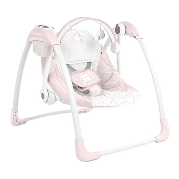 Kikka Boo ljuljaška za bebe Chillo sa adapterom Hippo pink