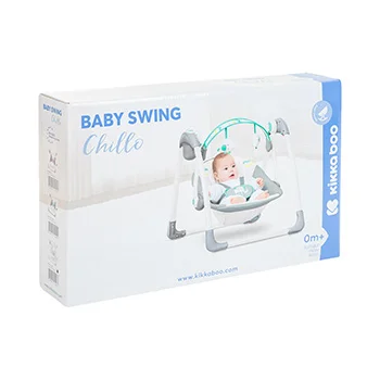 Kikka Boo ljuljaška za bebe Chillo sa adapterom Jungle King mint-7 Kikka Boo ljuljaška za bebe Chillo sa adapterom Jungle King mint-7