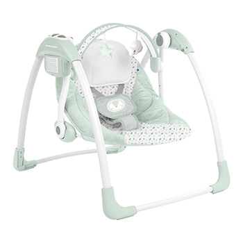 Kikka Boo ljuljaška za bebe Chillo sa adapterom Jungle King mint Kikka Boo ljuljaška za bebe Chillo sa adapterom Jungle King mint