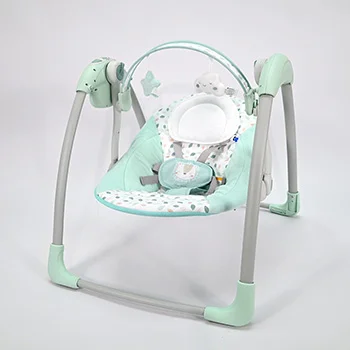 Kikka Boo ljuljaška za bebe Chillo sa adapterom Jungle King mint-1 Kikka Boo ljuljaška za bebe Chillo sa adapterom Jungle King mint-1