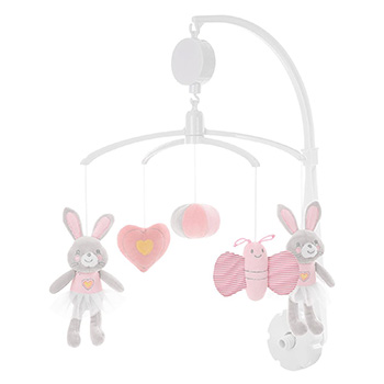 Kikka Boo muzička vrteška za krevetac Bella the Bunny Kikka Boo muzička vrteška za krevetac Bella the Bunny