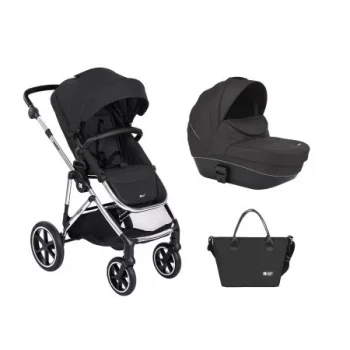 Kikka Boo dečija kolica set 3u1 Thea sa autosedištem i tvrdom korpom Black-2 Kikka Boo dečija kolica set 3u1 Thea sa autosedištem i tvrdom korpom Black-2