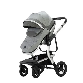 Kikka Boo dečija kolica 3u1 Irene set sa autosedištem i tvrdom korpom grey-1 Kikka Boo dečija kolica 3u1 Irene set sa autosedištem i tvrdom korpom grey-1