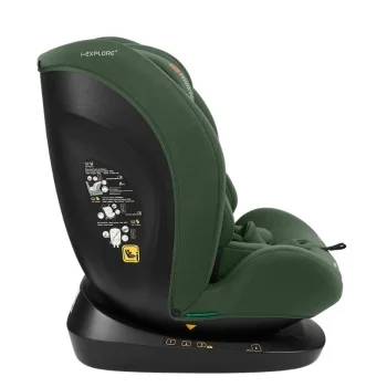 Kikka Boo autosedište I-Explore 2 premium I-Size 40-150cm Army Green-1 Kikka Boo autosedište I-Explore 2 premium I-Size 40-150cm Army Green-1