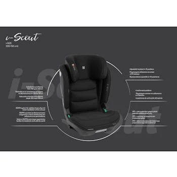 Kikka Boo autosedište I-Scout I-Size Isofix 100-150cm Army Green-2 Kikka Boo autosedište I-Scout I-Size Isofix 100-150cm Army Green-2