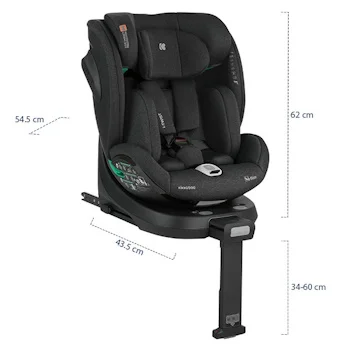 Kikka Boo autosedište I-Twist I-Size Isofix 40-150cm sa potpornom nogom Black-8 Kikka Boo autosedište I-Twist I-Size Isofix 40-150cm sa potpornom nogom Black-8