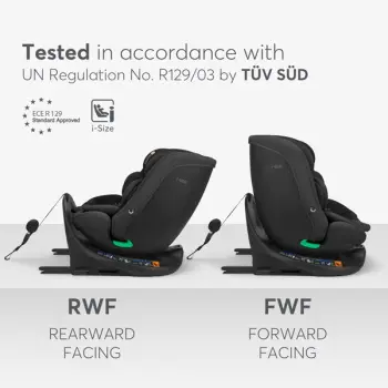 Kikka Boo autosedište 40-150 cm I-Van I-SIZE ISOFIX Black-4 Kikka Boo autosedište 40-150 cm I-Van I-SIZE ISOFIX Black-4