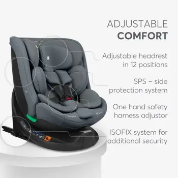 Kikka Boo autosedište 40-150 cm I-Van I-SIZE ISOFIX Dark Grey-6 Kikka Boo autosedište 40-150 cm I-Van I-SIZE ISOFIX Dark Grey-6