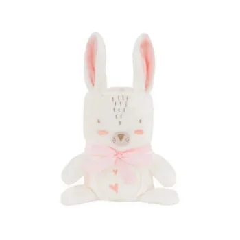 Kikka Boo bebi ćebence sa 3D vezom 75x100 Rabbits in Love Kikka Boo bebi ćebence sa 3D vezom 75x100 Rabbits in Love