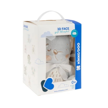 Kikka Boo bebi ćebence sa 3D vezom 75x100 Joyful Mice-1