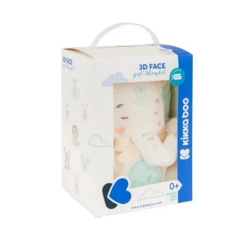 Kikka Boo bebi ćebence sa 3D vezom 75x100 Elephant Time-1 Kikka Boo bebi ćebence sa 3D vezom 75x100 Elephant Time-1