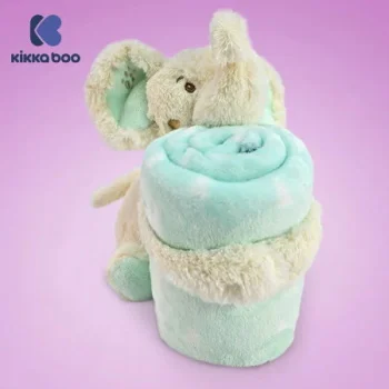 Kikka Boo ćebence za bebe sa plišanom igračkom 70×100 Elephant Time-2 Kikka Boo ćebence za bebe sa plišanom igračkom 70×100 Elephant Time-2