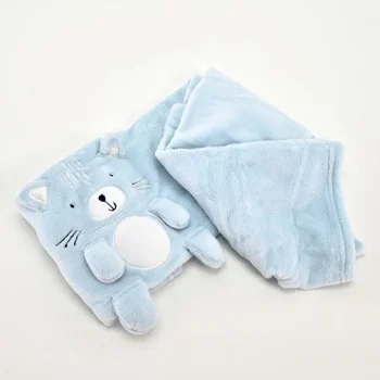 Kikka Boo ćebence za bebe sa 3D vezom 75x100 Cat-1 Kikka Boo ćebence za bebe sa 3D vezom 75x100 Cat-1