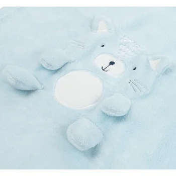 Kikka Boo ćebence za bebe sa 3D vezom 75x100 Cat-2 Kikka Boo ćebence za bebe sa 3D vezom 75x100 Cat-2