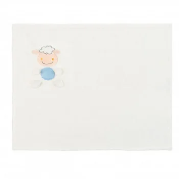 Kikka Boo ćebence za bebe sa 3D vezom 75x100 Ovčica-2 Kikka Boo ćebence za bebe sa 3D vezom 75x100 Ovčica-2