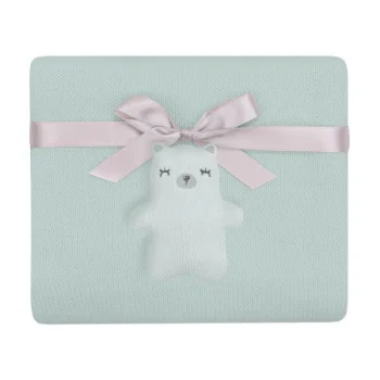 Kikka Boo ćebence za bebe 75x100 Bear with me Mint Kikka Boo ćebence za bebe 75x100 Bear with me Mint
