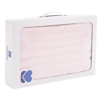 Kikka Boo ćebence za bebe 75x100 Light Pink-1