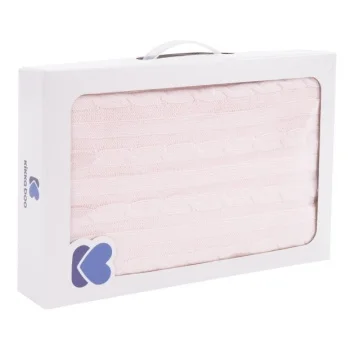 Kikka Boo ćebence za bebe 75x100 Light Pink-1 Kikka Boo ćebence za bebe 75x100 Light Pink-1