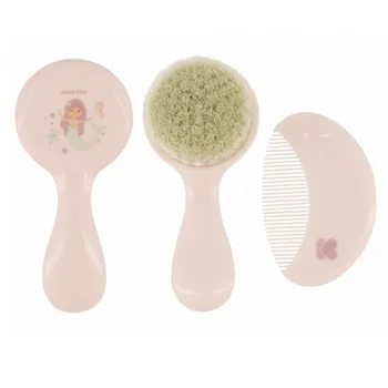 Kikka Boo četka i češalj sa prirodnim vlaknima pink Kikka Boo četka i češalj sa prirodnim vlaknima pink