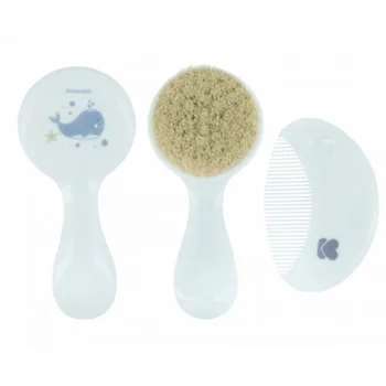 Kikka Boo četka i češalj sa prirodnim vlaknima blue Kikka Boo četka i češalj sa prirodnim vlaknima blue