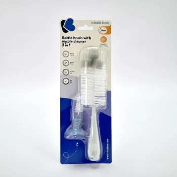 Kikka Boo četka za flašice i cucle 2u1 blue-1 Kikka Boo četka za flašice i cucle 2u1 blue-1