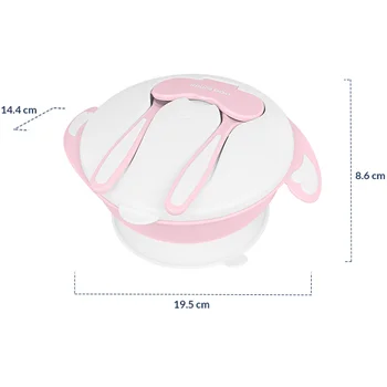 Kikka Boo činija za bebe 4u1 pink-2