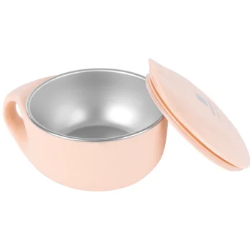 Kikka Boo činija od nerđajućeg čelika 200ml Cat pink-1 Kikka Boo činija od nerđajućeg čelika 200ml Cat pink-1